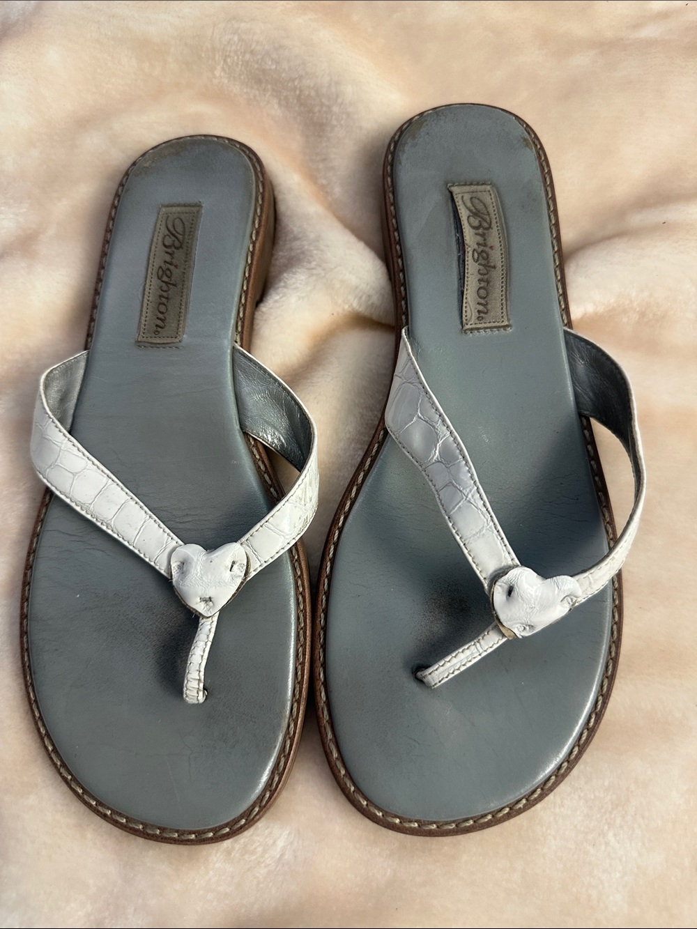 Brighton white sandals